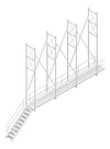 3D Documentation Image of Walkway Modular KattsafeUSA Suspended