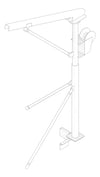 3D Documentation Image of RoofHoist RoofAccessMount KattsafeUSA