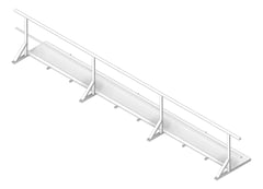 3D Shaded Image of Walkway KattsafeUSA Guardrail1Side