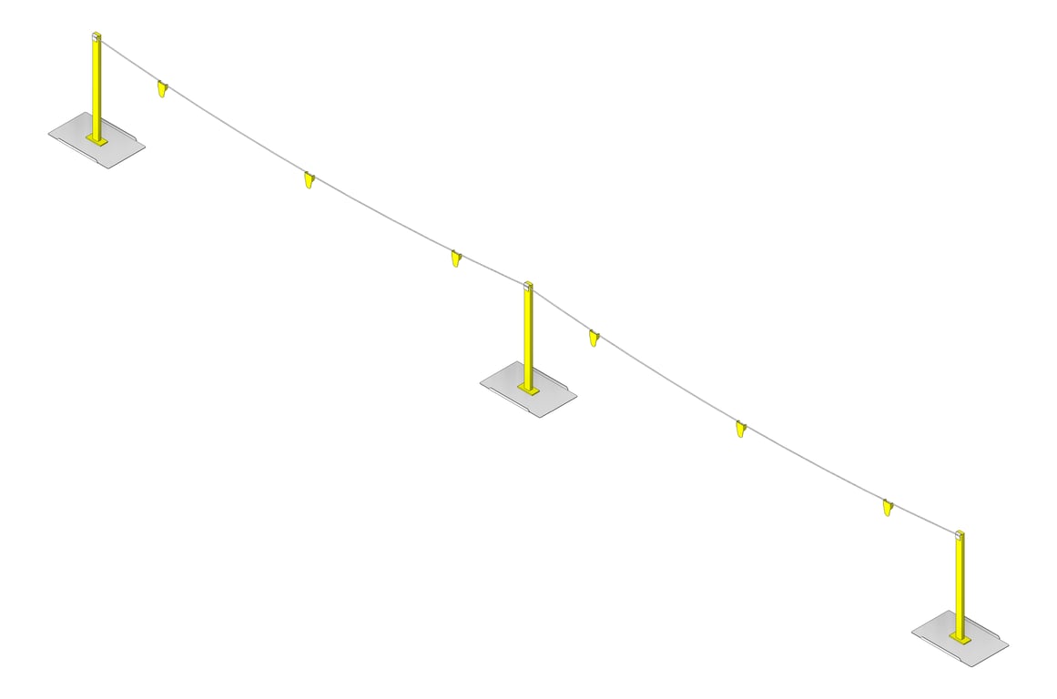 FallProtection WarningLine KattsafeUSA MetalRoof