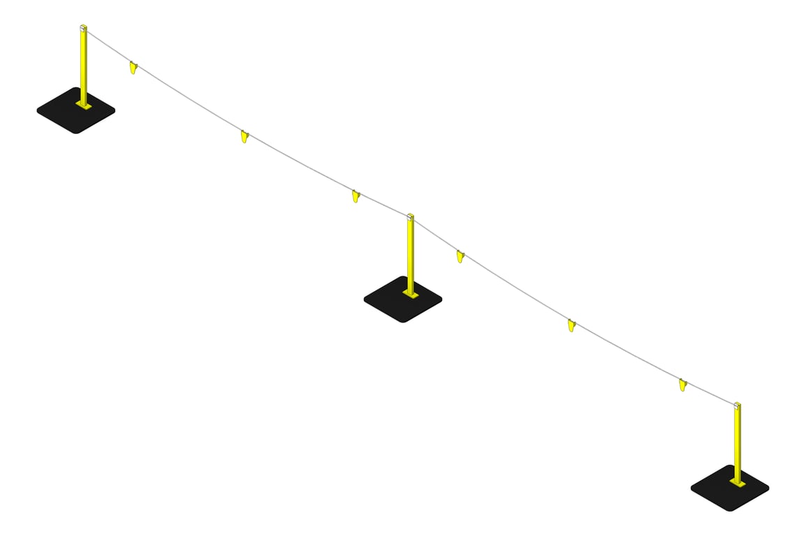 Navigate to FallProtection WarningLine KattsafeUSA NonPenetrating