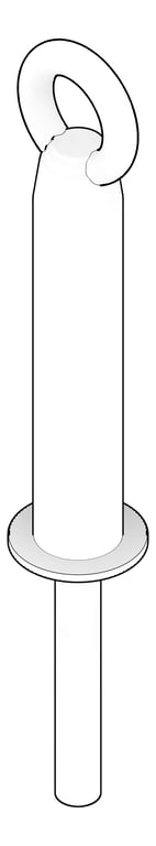 3D Documentation Image of AnchorPoint Kattsafe ConcreteMount Raised