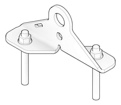 3D Documentation Image of AnchorPoint Kattsafe ConcreteMount SeismicWedge