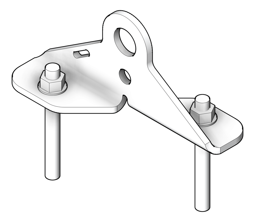 Image of AnchorPoint Kattsafe ConcreteMount SeismicWedge