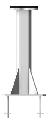 Front Image of AnchorPoint Kattsafe MegaPost StructuralMount CastInBase