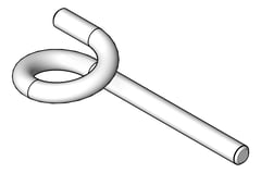 3D Shaded Image of AnchorPoint Kattsafe Pigtail LateralRestraint EpoxyAdhesive