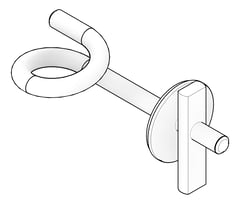 3D Documentation Image of AnchorPoint Kattsafe Pigtail LateralRestraint Retrofit