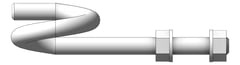 Front Image of AnchorPoint Kattsafe Pigtail LateralRestraint ThroughBolt