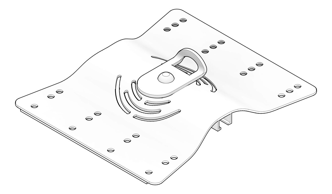 3D Documentation Image of AnchorPoint Kattsafe Rapid TopMount