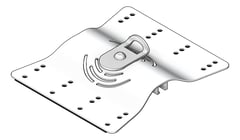 3D Shaded Image of AnchorPoint Kattsafe Rapid TopMount