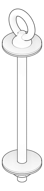 3D Documentation Image of AnchorPoint Kattsafe ThroughBolt