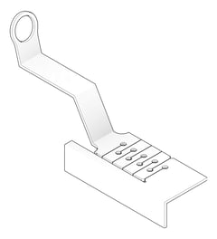 3D Documentation Image of AnchorPoint Kattsafe TimberMount TiledRoof
