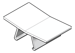 3D Shaded Image of Mount Walkway Kattsafe MountingClip