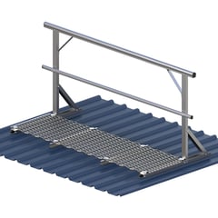 GW4-Kattsafe-walkway-guardrail-one-side-metal-deck-mount.jpg Image of Walkway Kattsafe Guardrail1Side