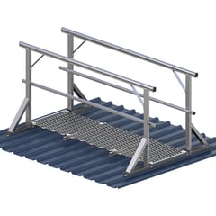 GW6-Kattsafe-walkway-guardrail-both-sides-metal-deck-mount.jpg Image of Walkway Kattsafe Guardrail2Sides