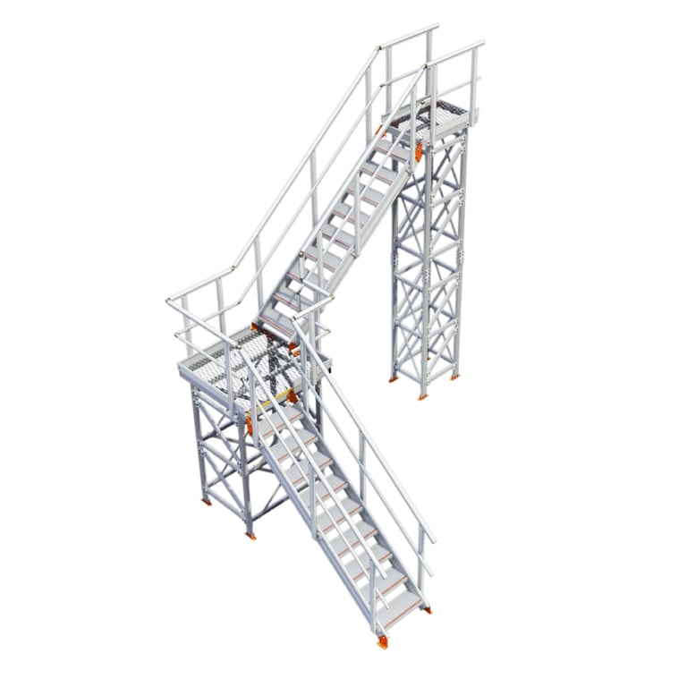 KS50-Kattsafe-modular-2-stage-stairs-Lshape.jpg Image of Stair Modular Kattsafe LShape 2Stages