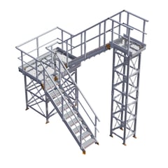 KS60-Kattsafe-modular-2-stage-stairs-Ushape.jpg Image of Stair Modular Kattsafe UShape 2Stages