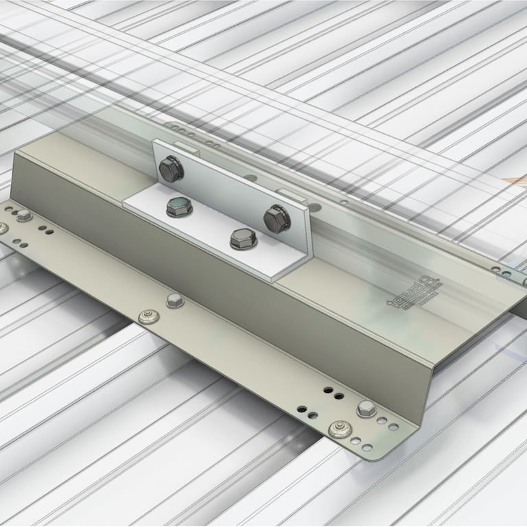 OH253-Kattsafe-rigid-rail-deck-mount-kit.jpg Image of Mount RigidRail Kattsafe MetalDeck