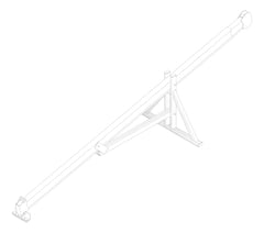 3D Documentation Image of FallProtection RopeAccessNeedle Kattsafe 800AFrame