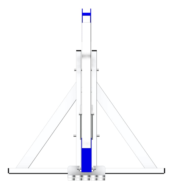 Front Image of FallProtection RopeAccessNeedle Kattsafe 800AFrame