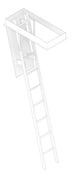 3D Documentation Image of Ladder FoldDown Kattsafe Compact