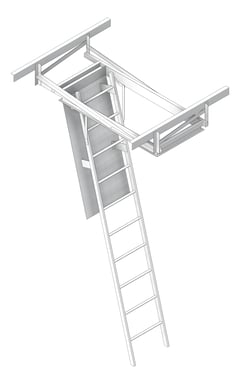 3D Shaded Image of Ladder FoldDown Kattsafe Maxi SuspensionKit