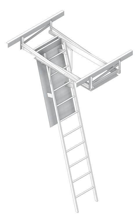 Ladder FoldDown Kattsafe Maxi SuspensionKit