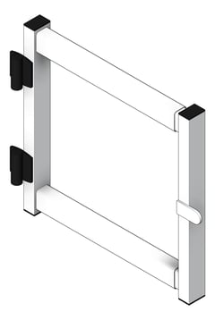 3D Shaded Image of Gate Kattsafe SelfClosing