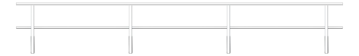 Front Image of Guardrail Kattsafe MetalDeckMount