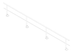 3D Documentation Image of Guardrail Kattsafe TopMount FoldDown