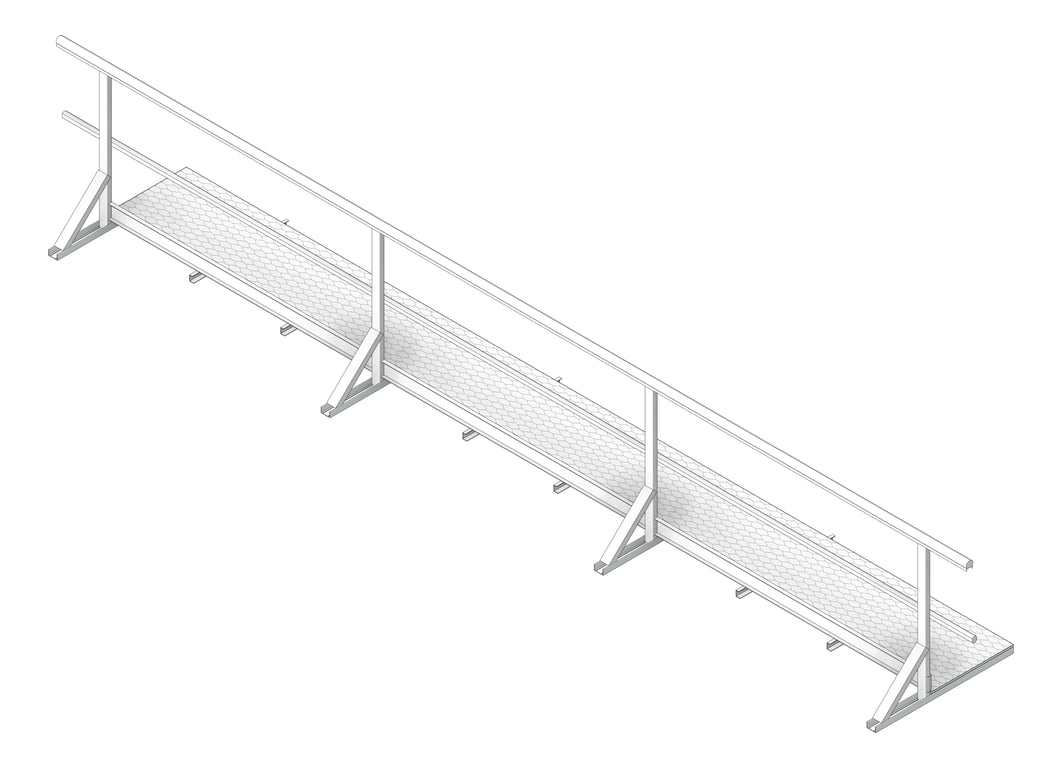 Image of Walkway Kattsafe Guardrail1Side