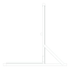 Left Image of Walkway Kattsafe Guardrail1Side