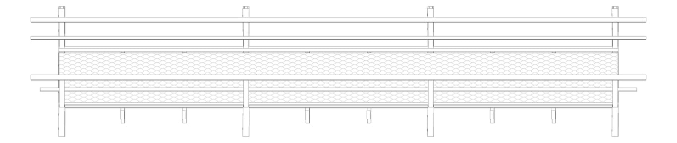 Plan Image of Walkway Kattsafe Guardrail2Sides Levelled