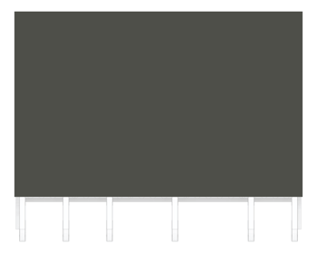 Front Image of Platform HVAC Kattsafe MetalDeckMount HeavyDuty Screen
