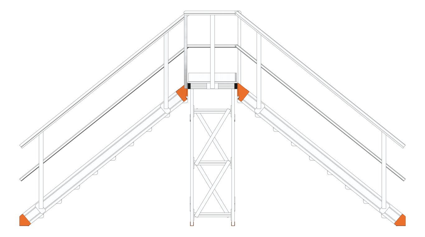 Front Image of Bridge Modular Kattsafe Left