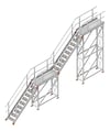 3D Shaded Image of Stair Modular Kattsafe 2Stages