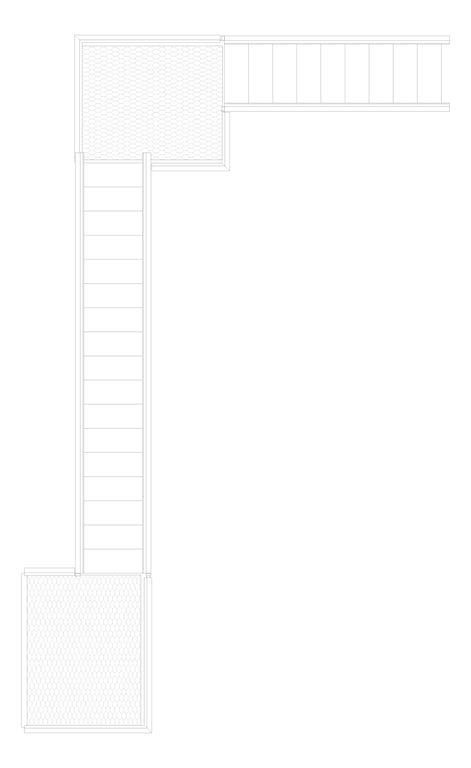 Plan Image of Stair Modular Kattsafe LShape 2Stages RightExit
