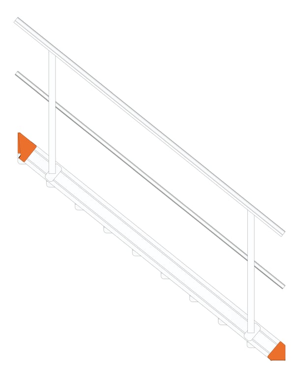 Left Image of Stair Modular Kattsafe