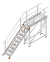 3D Shaded Image of Stair Modular Kattsafe Platform