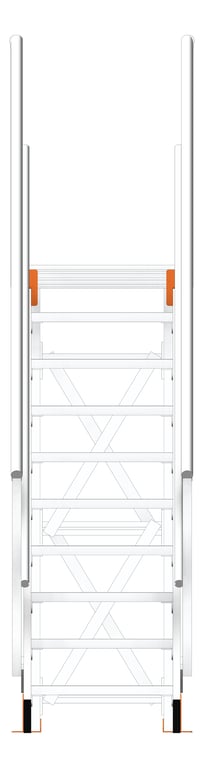 Front Image of Stair Modular Kattsafe Platform