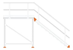 Left Image of Stair Modular Kattsafe Platform
