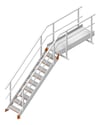 3D Shaded Image of Stair Modular Kattsafe Platform NoSupport