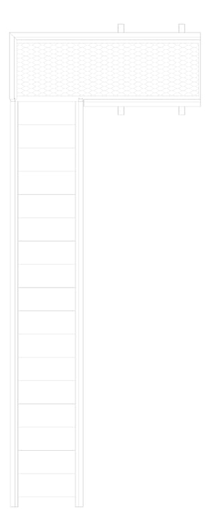 Plan Image of Stair Modular Kattsafe Platform NoSupport RightExit