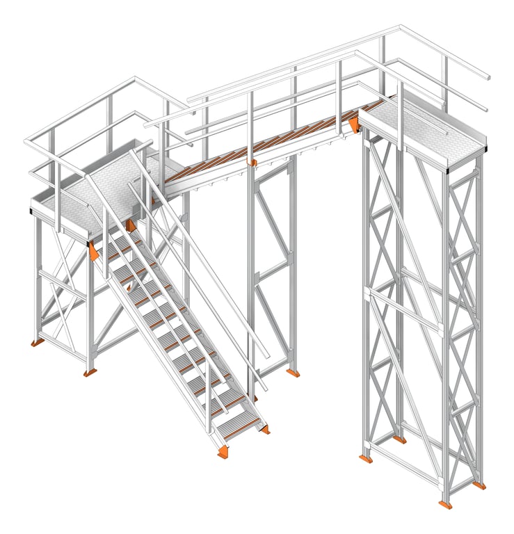 Navigate to Stair Modular Kattsafe UShape 2Stages