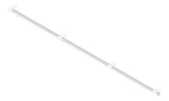 3D Documentation Image of FallProtection RigidRail Kattsafe ConcreteCeiling Adjustable Compact