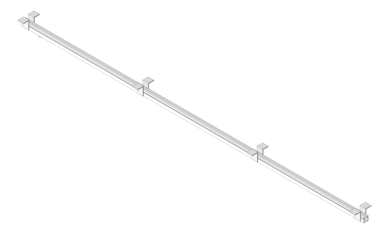 Image of FallProtection RigidRail Kattsafe ConcreteCeiling Adjustable Compact