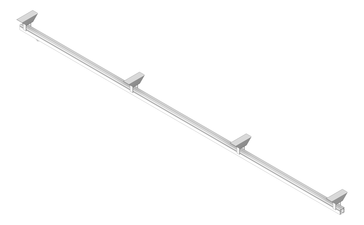 Image of FallProtection RigidRail Kattsafe ConcreteCeiling Compact