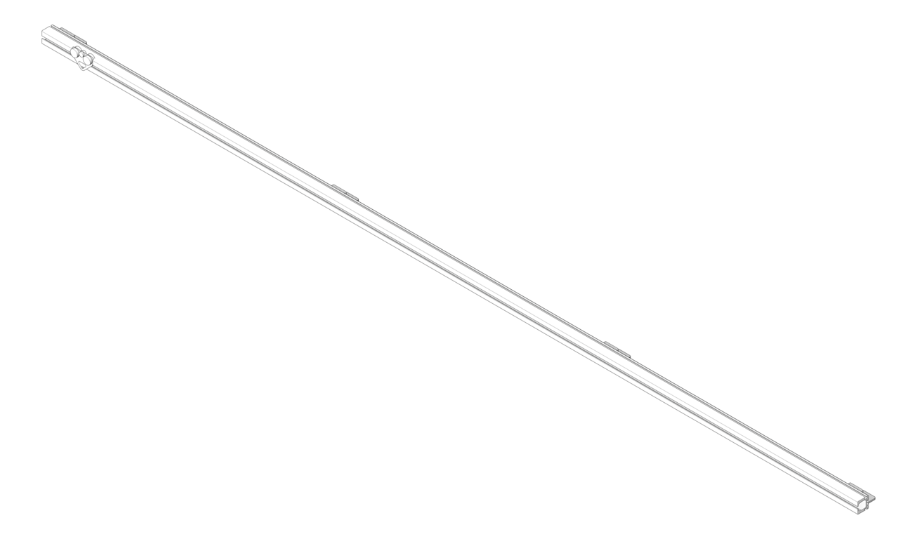 Image of FallProtection RigidRail Kattsafe FloorMount 100 Compact