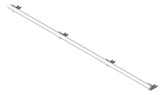 3D Shaded Image of FallProtection RigidRail Kattsafe FloorMount 200