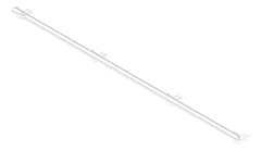 3D Documentation Image of FallProtection RigidRail Kattsafe FloorMount 200 Compact